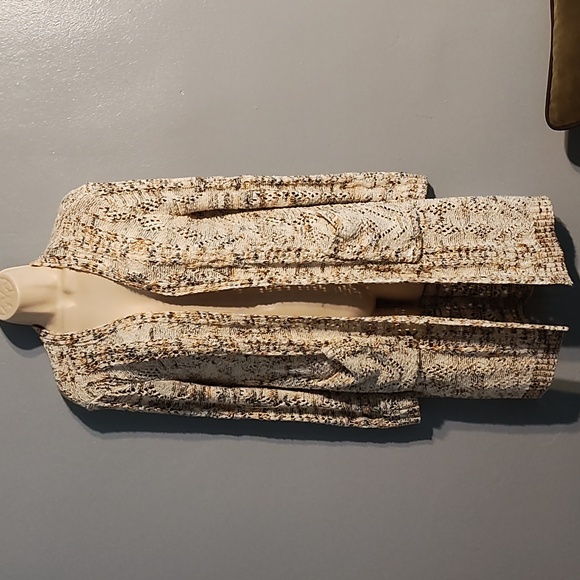 Knox Rose open front cardigan knit sweater over sized small with 2 front pockets - Picture 5 of 17